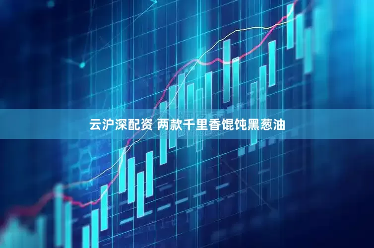 云沪深配资 两款千里香馄饨黑葱油
